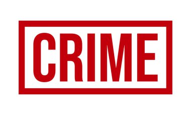 Suç Kauçuk Grunge Mühür Vektör İllüstrasyonu