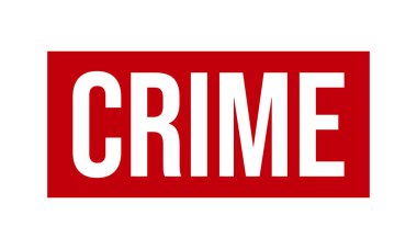 Suç Kauçuk Grunge Mühür Vektör İllüstrasyonu