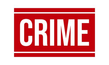 Suç Kauçuk Grunge Mühür Vektör İllüstrasyonu