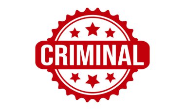 Suçlu Lastik Damga. Suçlu Lastik Grunge Mühür Vektör İllüstrasyonu