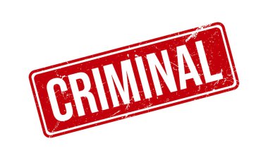 Suçlu Lastik Damga. Suçlu Lastik Grunge Mühür Vektör İllüstrasyonu