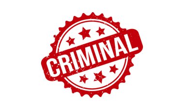 Suçlu Lastik Damga. Suçlu Lastik Grunge Mühür Vektör İllüstrasyonu