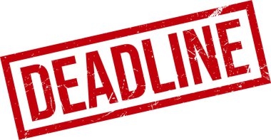 Son teslim tarihi: Lastik Grunge Mühür Vektör İllüstrasyonu