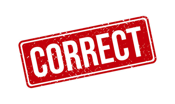 Правильная резиновая печать. Правильная векторная иллюстрация вектора печатей резиновых гранжей