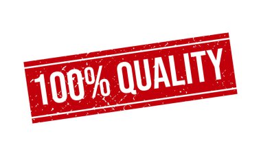 % 100 Kaliteli Lastik Damga. % 100 Kaliteli Grunge Mühür Vektör İllüstrasyonu