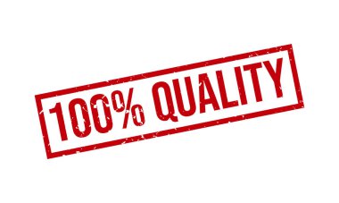 % 100 Kaliteli Lastik Damga. % 100 Kaliteli Grunge Mühür Vektör İllüstrasyonu