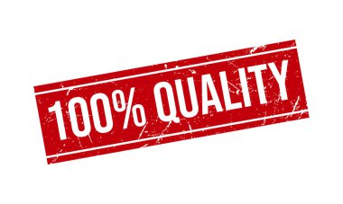 % 100 Kaliteli Lastik Damga. % 100 Kaliteli Grunge Mühür Vektör İllüstrasyonu