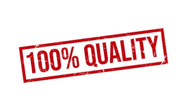 % 100 Kaliteli Lastik Damga. % 100 Kaliteli Grunge Mühür Vektör İllüstrasyonu