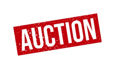 Açık Artırma Lastik Damga. Açık Artırma Grunge Mühür Mühür Vektörü İllüstrasyonu