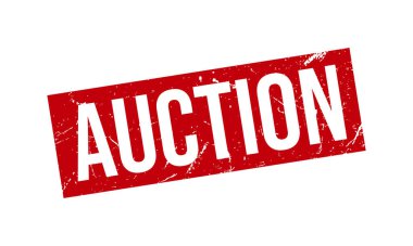 Açık Artırma Lastik Damga. Açık Artırma Grunge Mühür Mühür Vektörü İllüstrasyonu