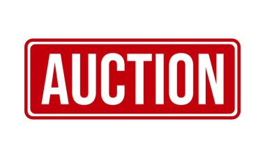 Açık Artırma Lastik Damga. Açık Artırma Grunge Mühür Mühür Vektörü İllüstrasyonu