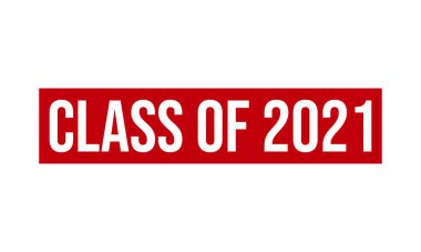 2021 Sınıfı Lastik Damga. 2021 Sınıfı Grunge Pullu Mühür Vektör İllüstrasyonu