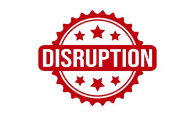 Bozucu Lastik Damga. Bozukluk Grunge Mühür Vektörü İllüstrasyonu