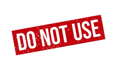 Lastik damga kullanmayın. Grunge Damga Mühür Vektör İllüstrasyonu Kullanma