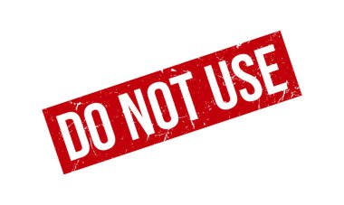 Lastik damga kullanmayın. Grunge Damga Mühür Vektör İllüstrasyonu Kullanma