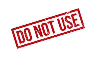 Lastik damga kullanmayın. Grunge Damga Mühür Vektör İllüstrasyonu Kullanma