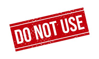 Lastik damga kullanmayın. Grunge Damga Mühür Vektör İllüstrasyonu Kullanma