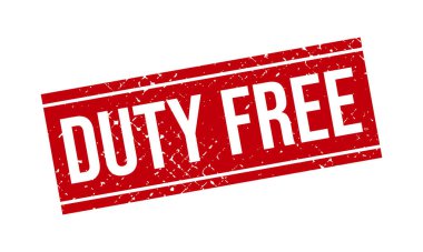 Vergisiz Kauçuk Damgası. Görevsiz Grunge Damga Mühür Vektörü İllüstrasyonu