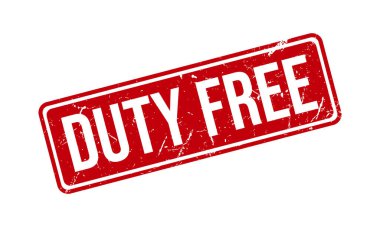 Vergisiz Kauçuk Damgası. Görevsiz Grunge Damga Mühür Vektörü İllüstrasyonu