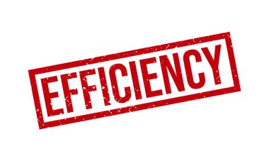 Verimlilik damgası. Verimlilik Grunge Mühür Vektörü İllüstrasyonu