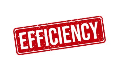 Verimlilik damgası. Verimlilik Grunge Mühür Vektörü İllüstrasyonu