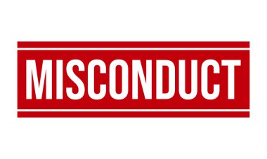 Görevi kötüye kullanma damgası. Grunge Mühür Mühürleme Vektörü İllüstrasyonu