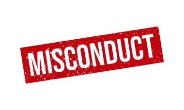 Görevi kötüye kullanma damgası. Grunge Mühür Mühürleme Vektörü İllüstrasyonu