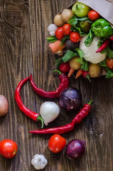 Bouquet de légumes insolite — Photo