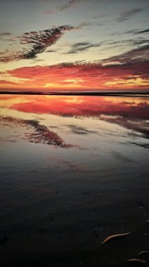 Atlantik Okyanusu, romantik ruh hali, Golfe de Gascogne, Yeni Akitanya, romantik ruh hali, duvar kağıtları günbatımı