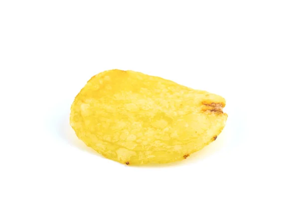 Chipsy na biały — Zdjęcie stockowe