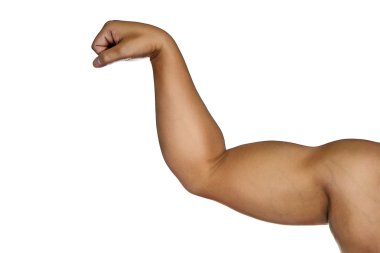 güçlü adam kol izole