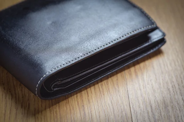 Siyah Modern para cüzdan erkek için — Stok fotoğraf