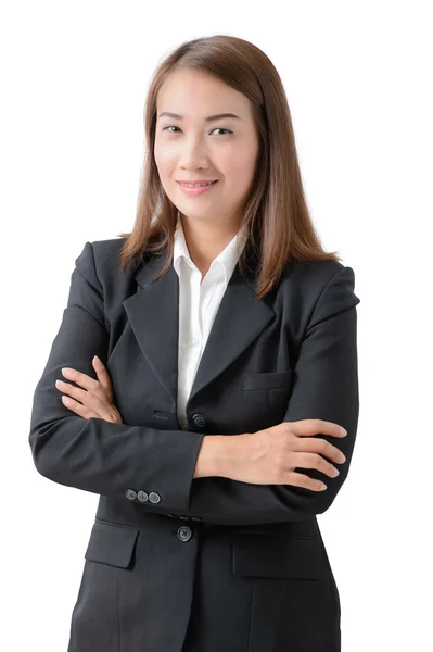 Business woman portrait . Crossed arms — Stock Photo, Image