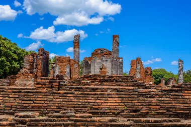 Wat Phrasisanpetch (Phra Si Sanphet) Antik Pagoda. Ayutthay
