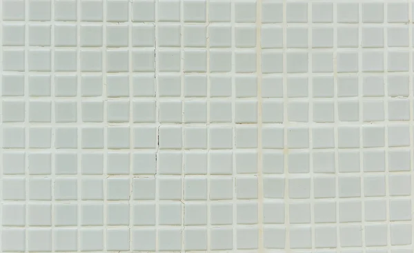 Bianco piastrelle di mosaico sfondo astratto — Foto Stock