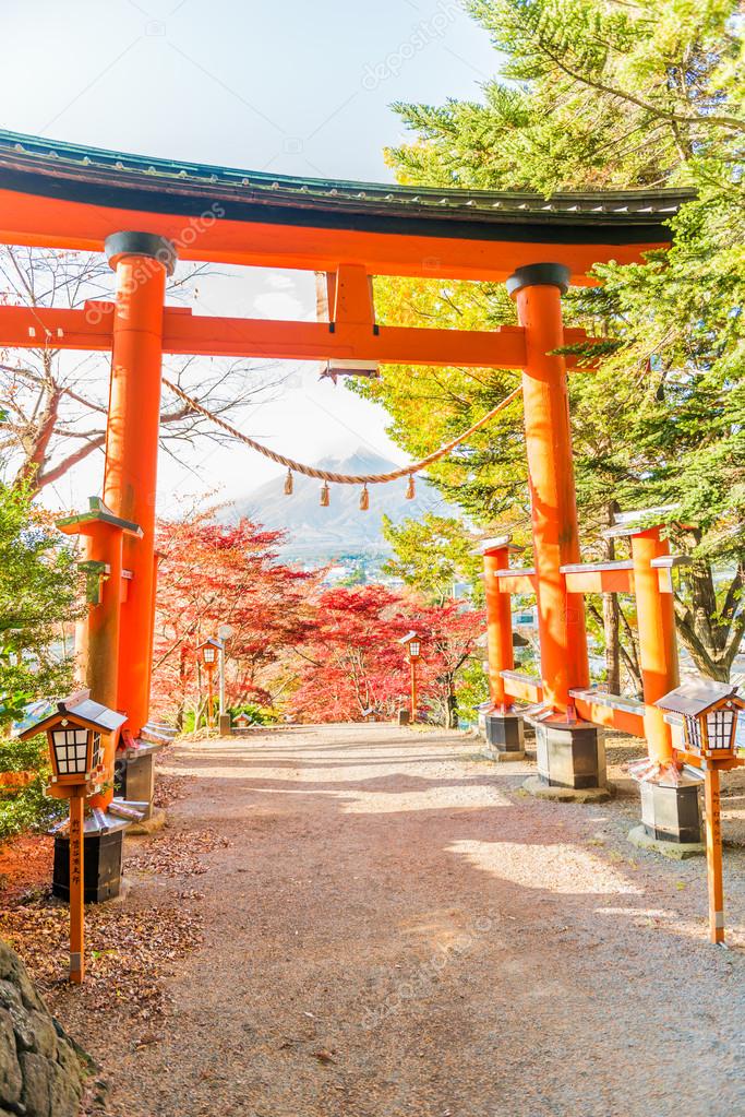 Red torii gate