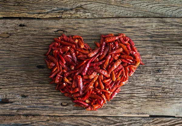 Een heleboel gedroogde chili — Stockfoto