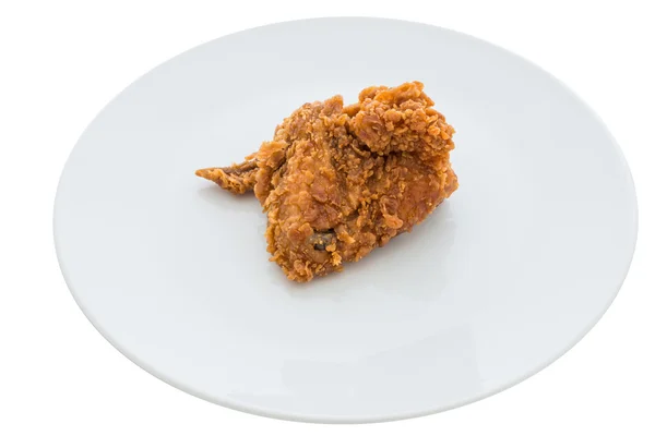 Pollo frito está aislado —  Fotos de Stock