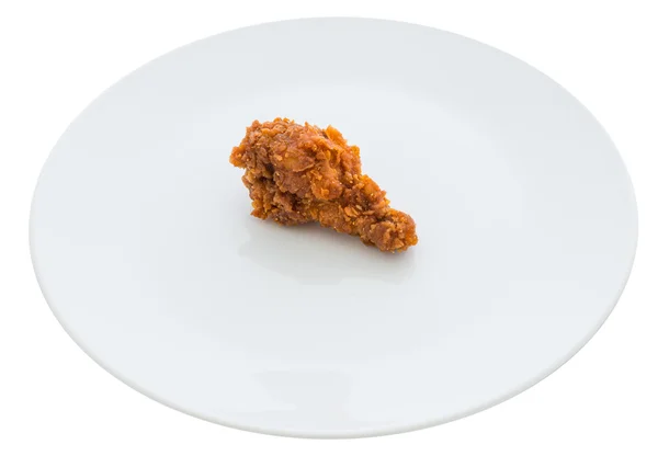 Жареная курица изолирована — стоковое фото