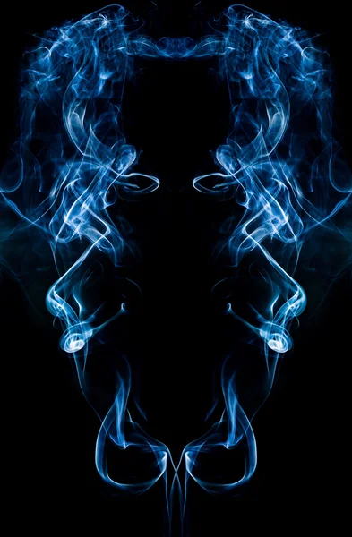 Humo abstracto en negro —  Fotos de Stock