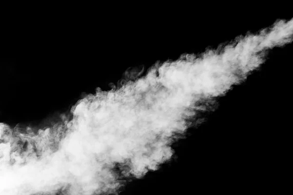 Fehér füst, fekete — Stock Fotó
