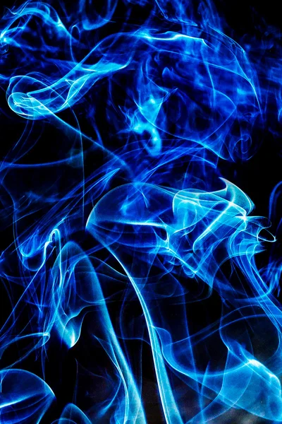 Abstract smoke on black — Stock Photo, Image