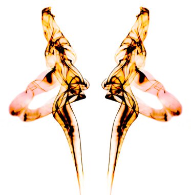 soyut üzerine beyaz duman