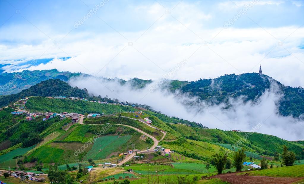 Mountain road at ( phu tubberk) in Phu Hin Rong Kla National Par