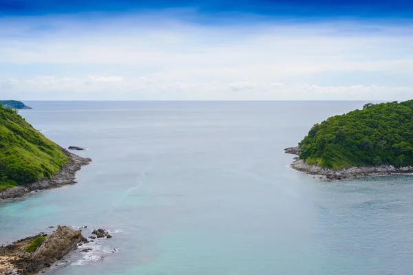 Yanui Beach dal punto di vista del tramonto, Phuket, Thailandia — Foto Stock