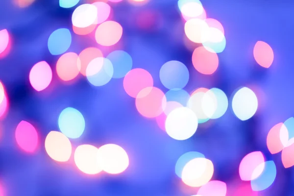 Jul bakgrund, Multicolor holiday bokeh — Stockfoto