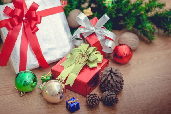 Stacks of Christmas presents — Stock Photo, Image