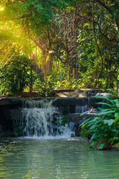 Waterfalls in the park — Stock Photo, Image