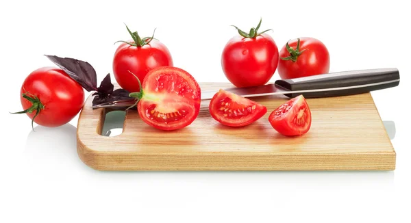 Tomates et couteau — Photo