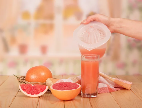 Grapefruitsaft — Stockfoto